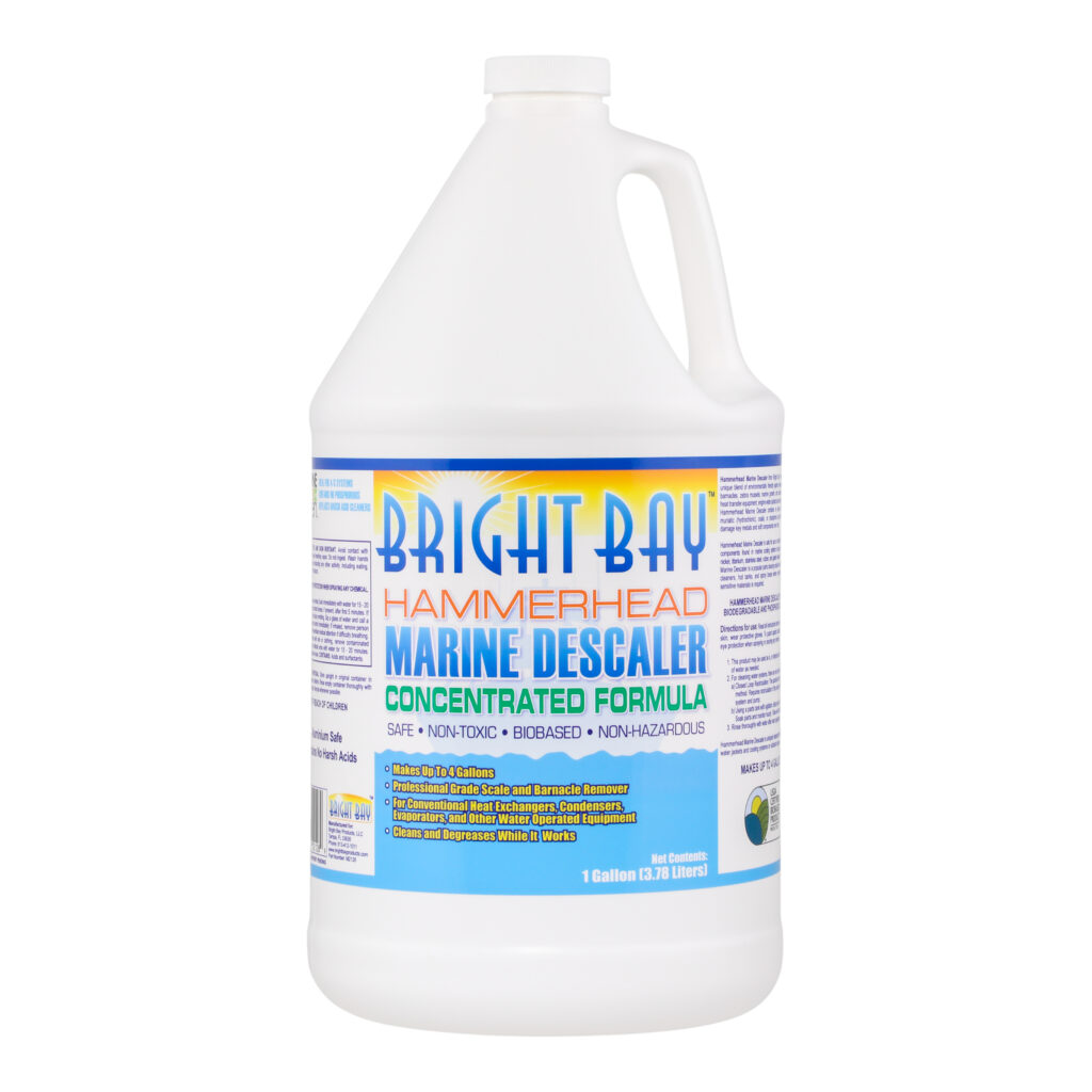 Hammerhead Marine Descaler label